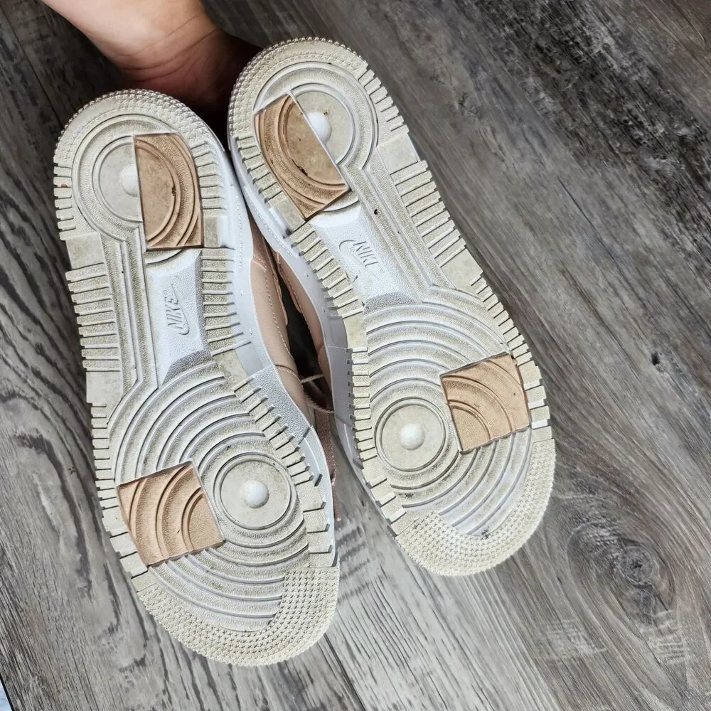 (9) Nike Air Force 1 Low PixelParticle Beige (Women's)